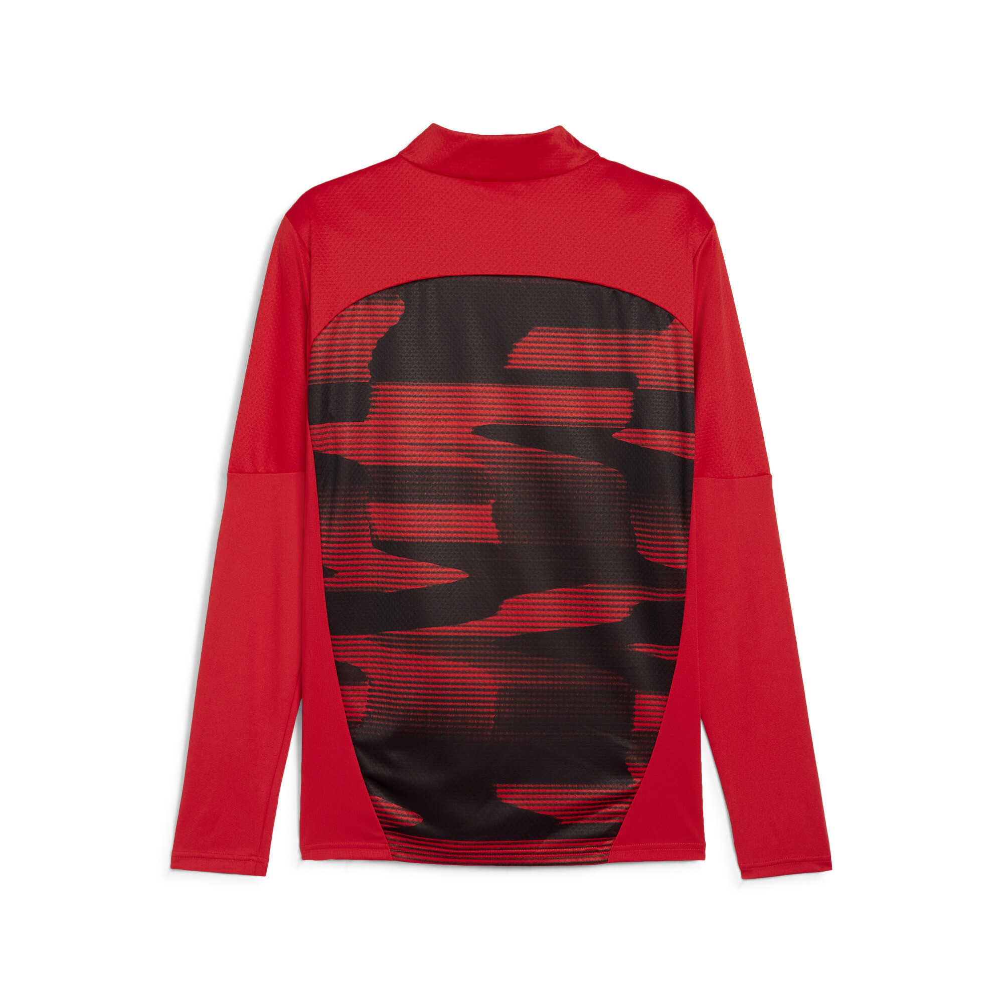 AC Milan prematch-top met kwartrits voor Heren, Zwart/Rood, Maat 3XL | PUMA