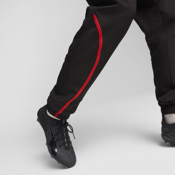 Pantalones pre-partido AC Milan para hombre, PUMA Black-For All Time Red, large-ARG