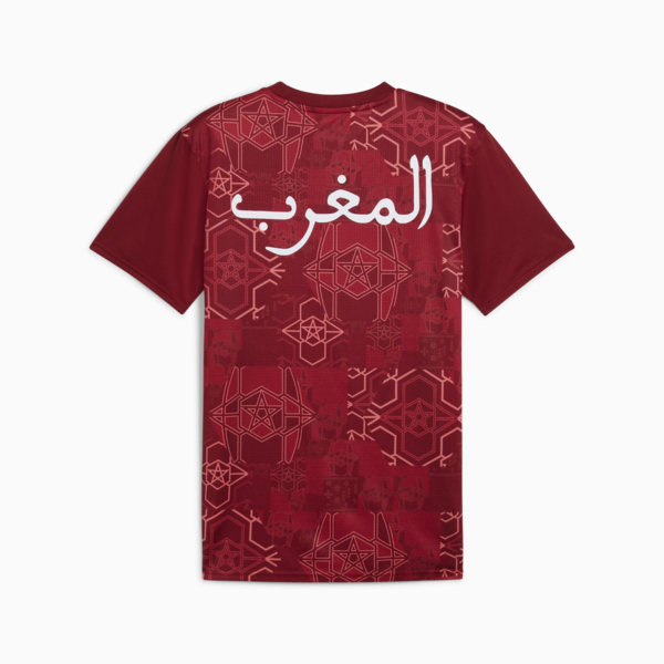 Morocco Pre-match Jersey Men, Intense Red-Archive Green, large-ZAF