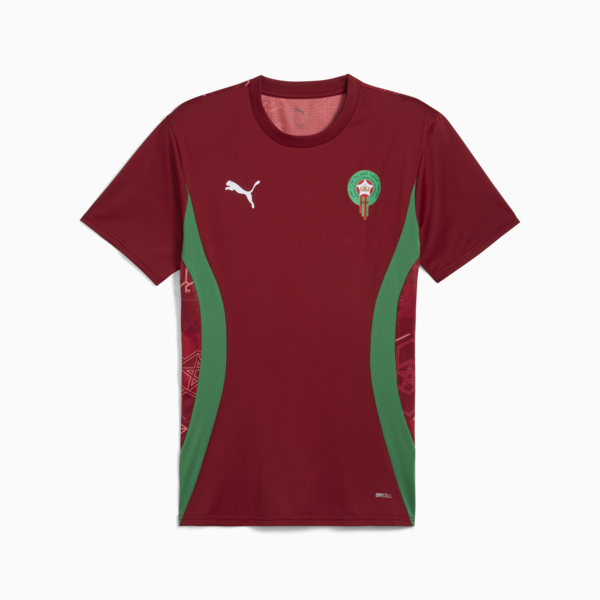 Morocco Pre-match Jersey Men, Intense Red-Archive Green, large-ZAF