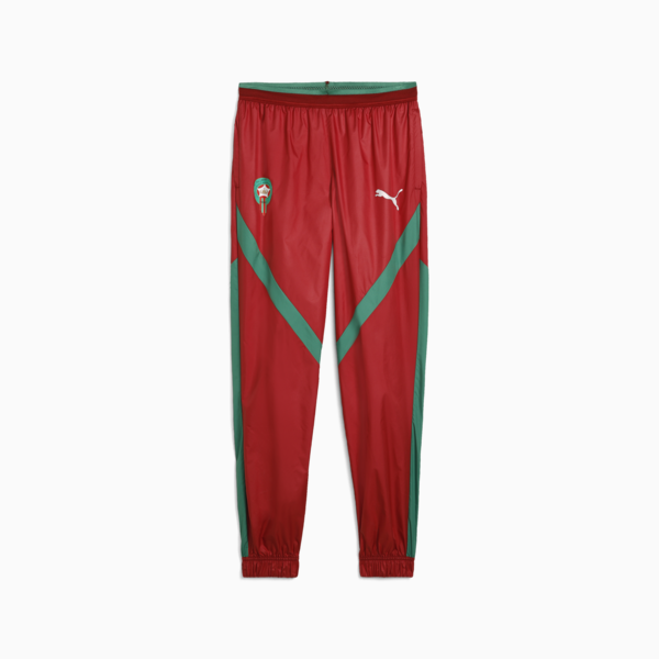Morocco Pre-match Woven Pants Men, Intense Red-Archive Green, large-ZAF