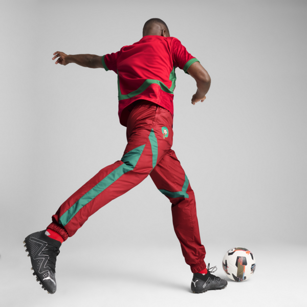 Morocco Pre-match Woven Pants Men, Intense Red-Archive Green, large-ZAF
