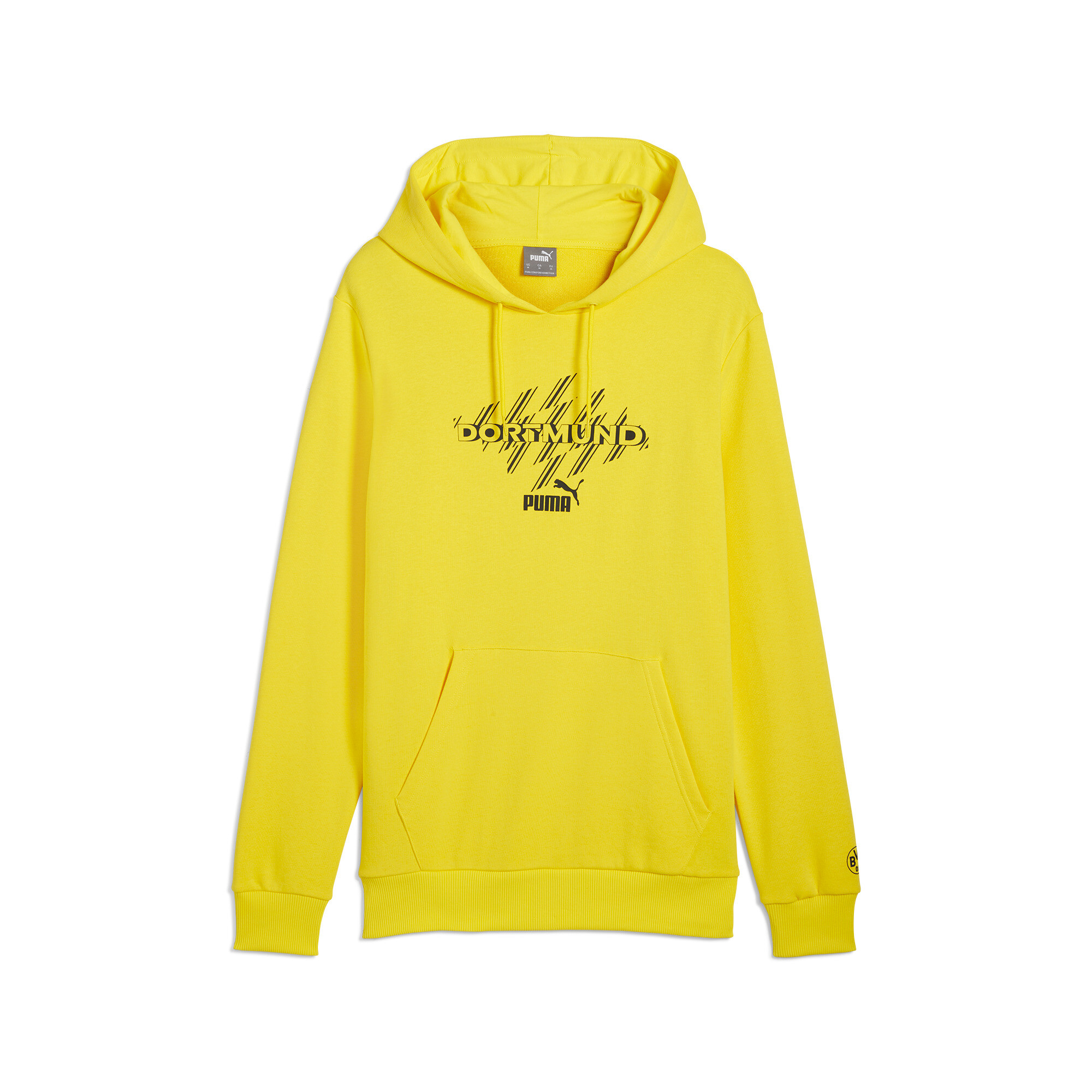 Puma Borussia Dortmund ftblCULTURE Hoodie Herren | Mit Other Pattern | Faster Yellow/Black | Größe: M