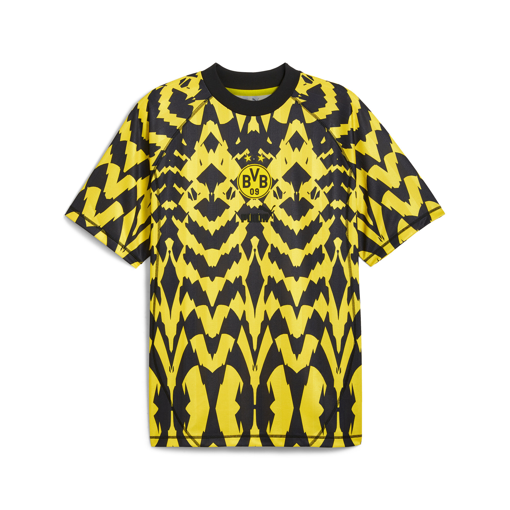 Puma Borussia Dortmund ftblSTATEMENT Retro Trikot Herren | Mit Other Pattern | Faster Yellow/Black | Größe: XS