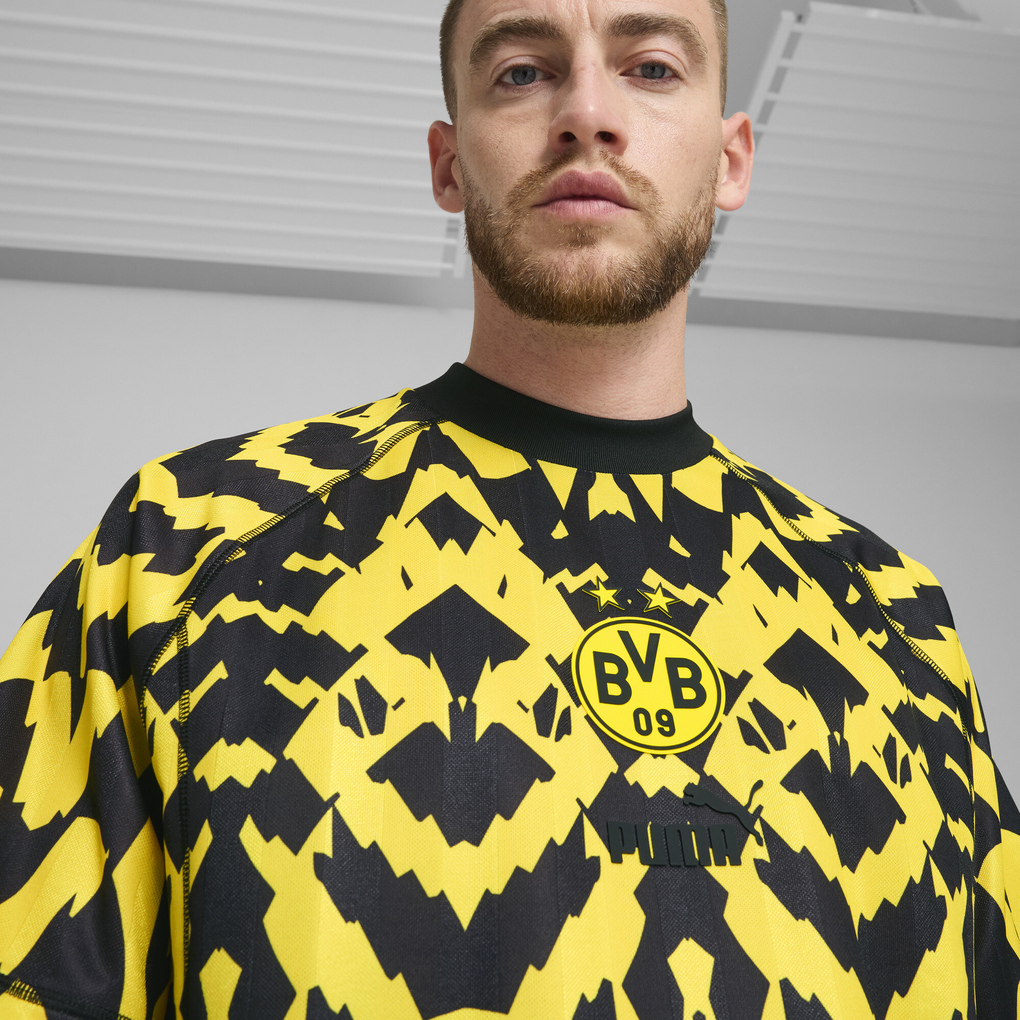 Męska Koszulka FtblSTATEMENT Borussia Dortmund W Stylu Retro