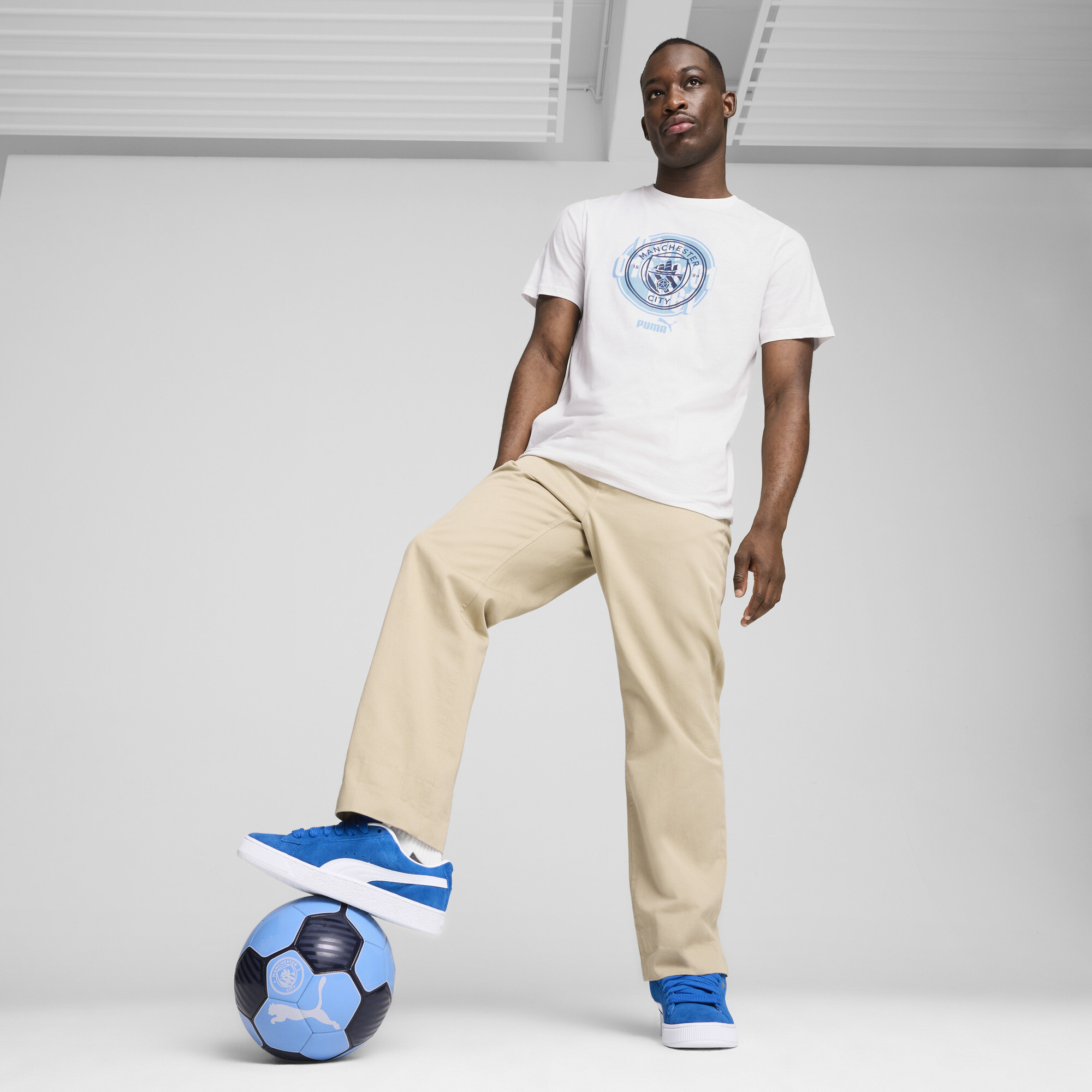 Manchester City ftblCULTURE T-shirt voor Heren, Wit, Maat 3XL | PUMA