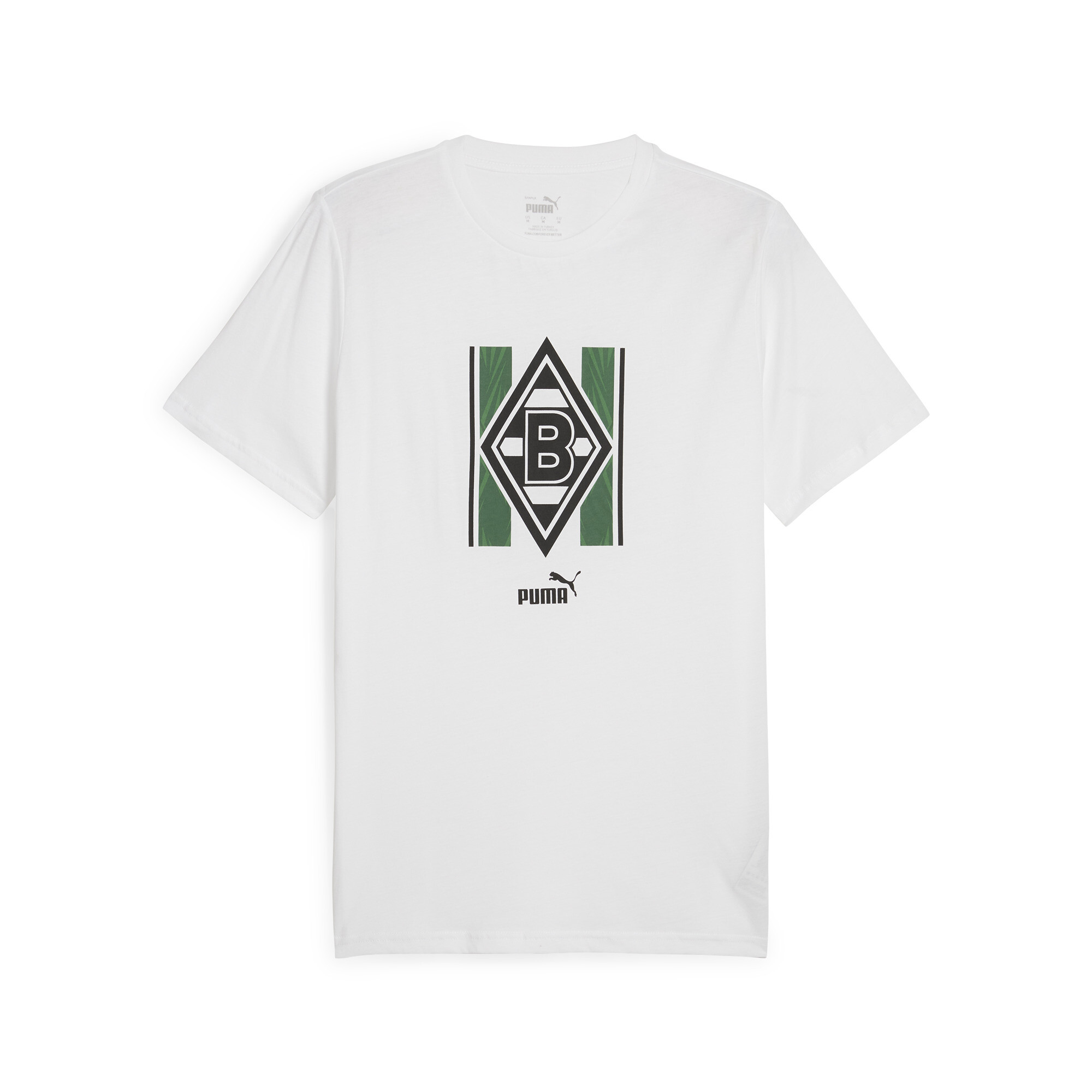 Puma Borussia Mönchengladbach ftblCULTURE T-Shirt Herren | Mit Other Pattern | White | Größe: S