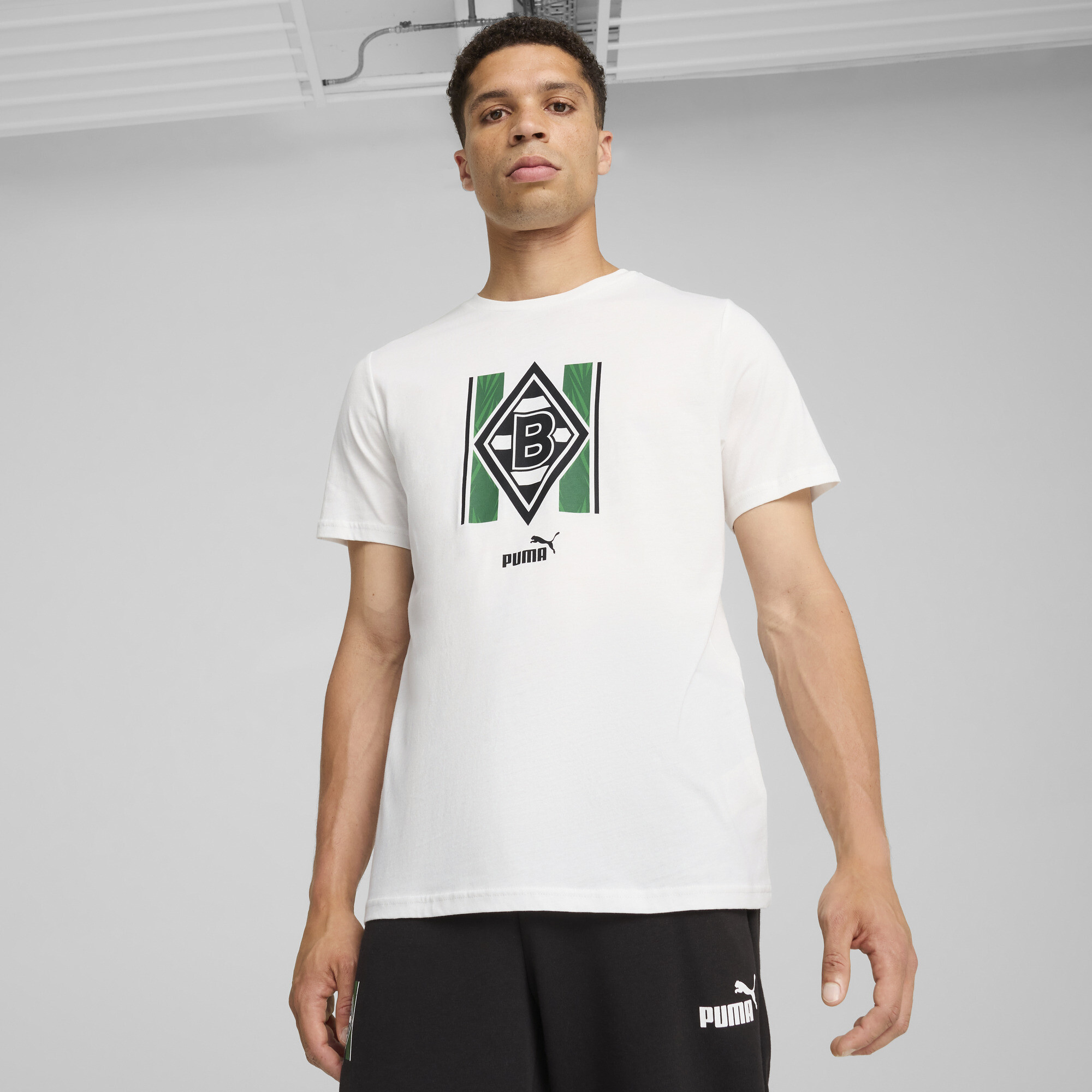 Puma Borussia Mönchengladbach ftblCULTURE T-Shirt Herren | Mit Other Pattern | White | Größe: L