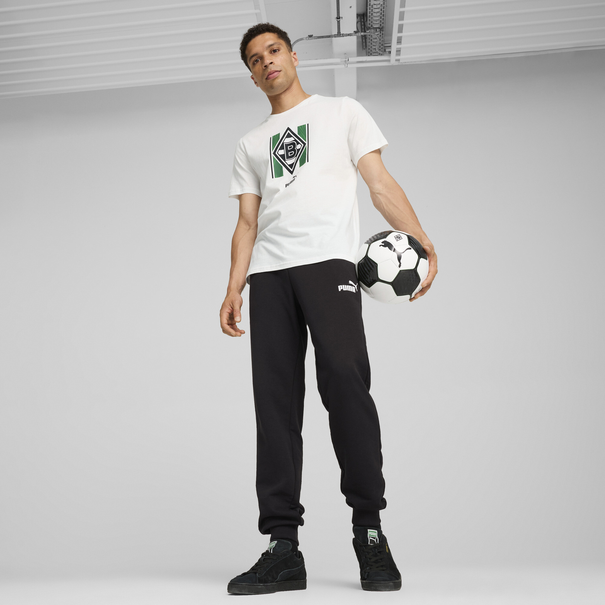 PUMA Borussia Mönchengladbach ftblCULTURE T-shirt, Wit