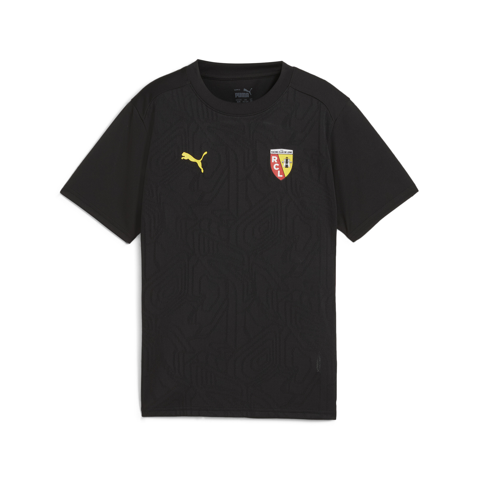 Puma RC Lens Trainingstrikot Teenager Für Für Kinder | Mit Other Pattern | Black/Pelé Yellow | Größe: 5-6Y