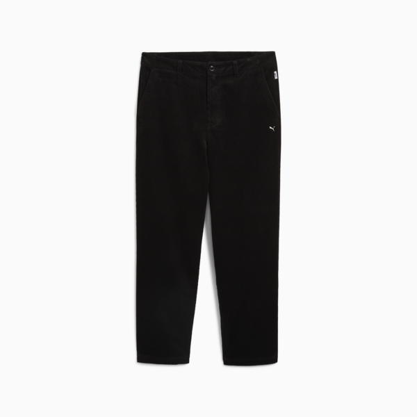Pantalones de corderoy MMQ para hombre, PUMA Black, large-ARG