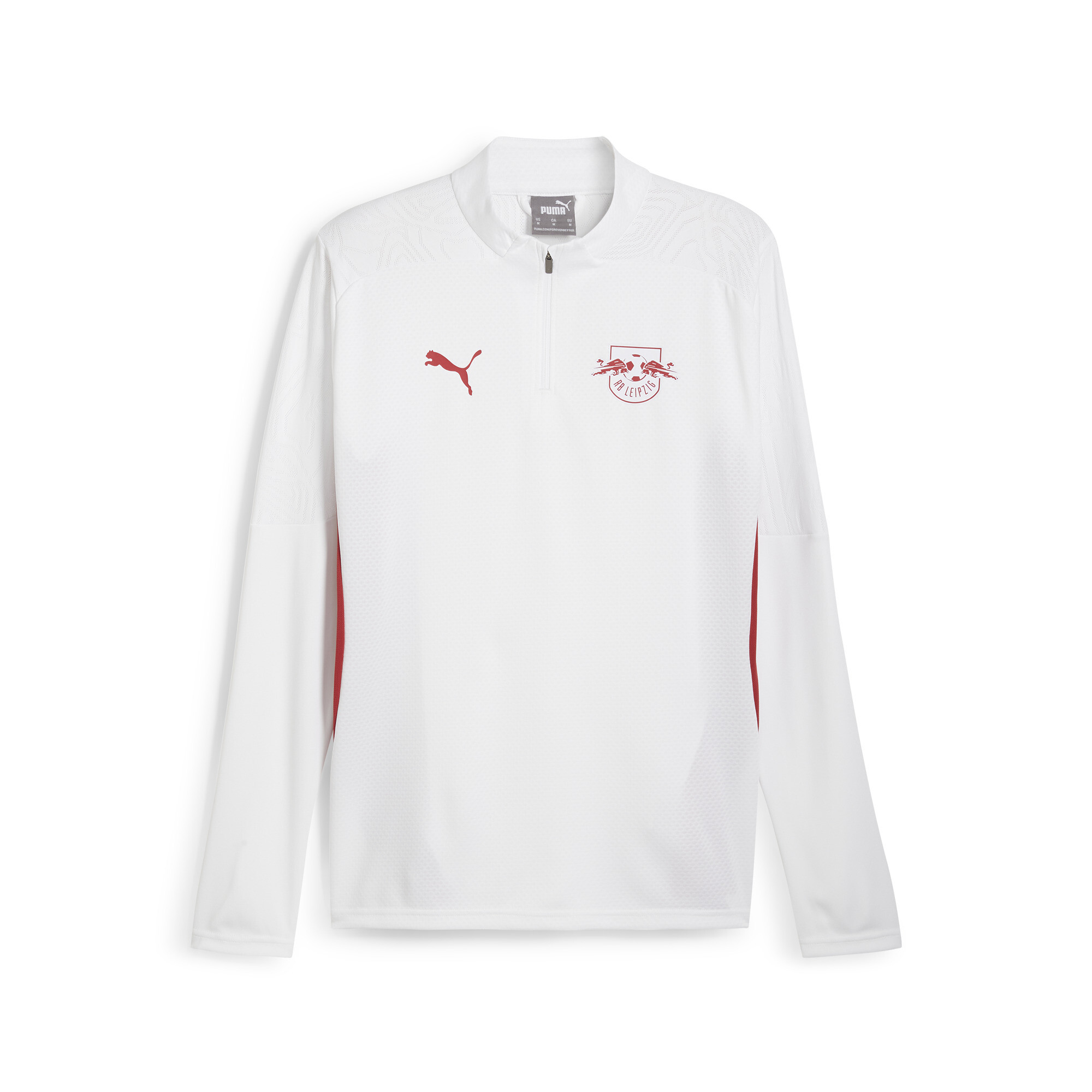 Puma RB Leipzig Trainingsoberteil Herren | Mit Plain | White/Club Red | Größe: 3XL