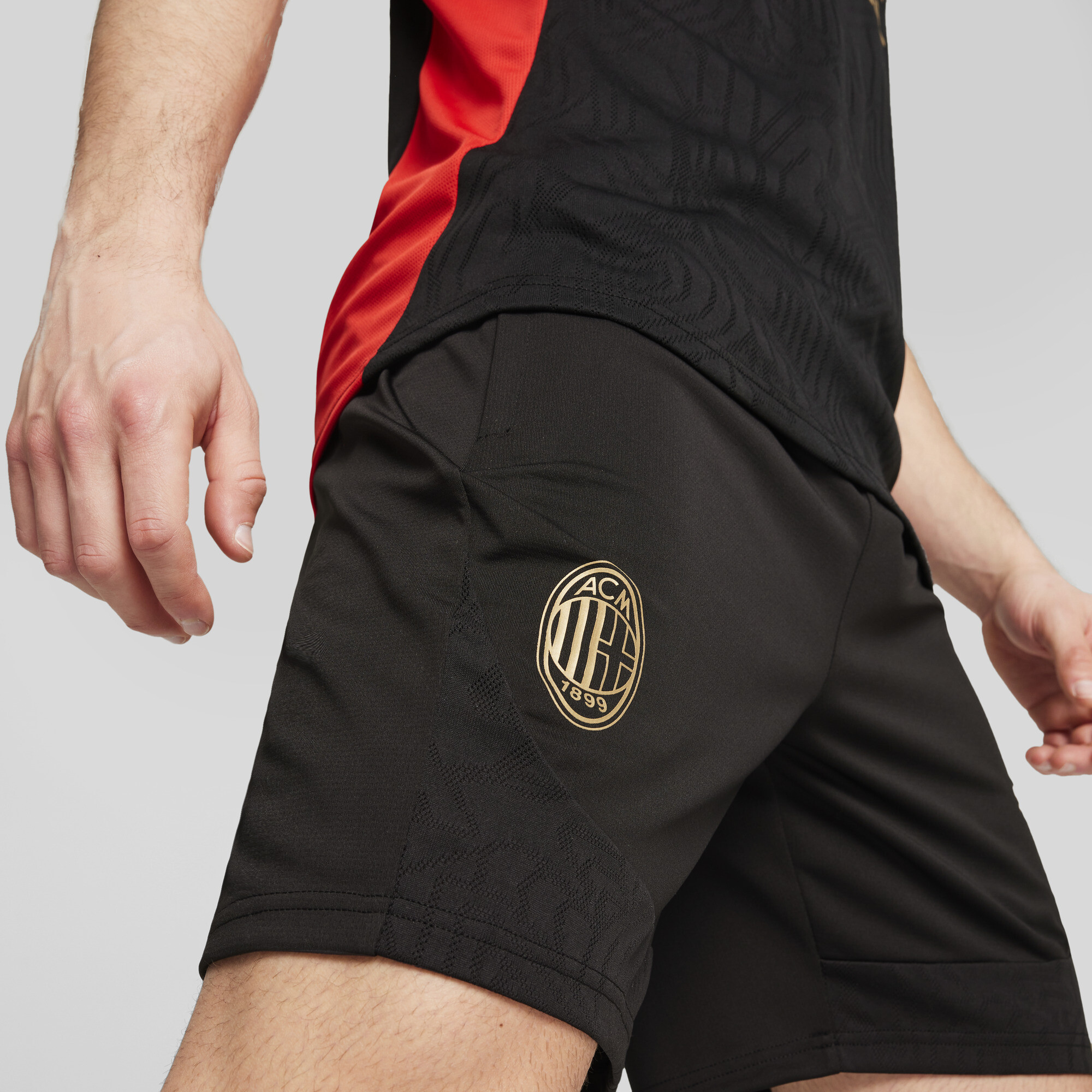 Men's Puma AC Milan Training Shorts, Black, Size S, Sport