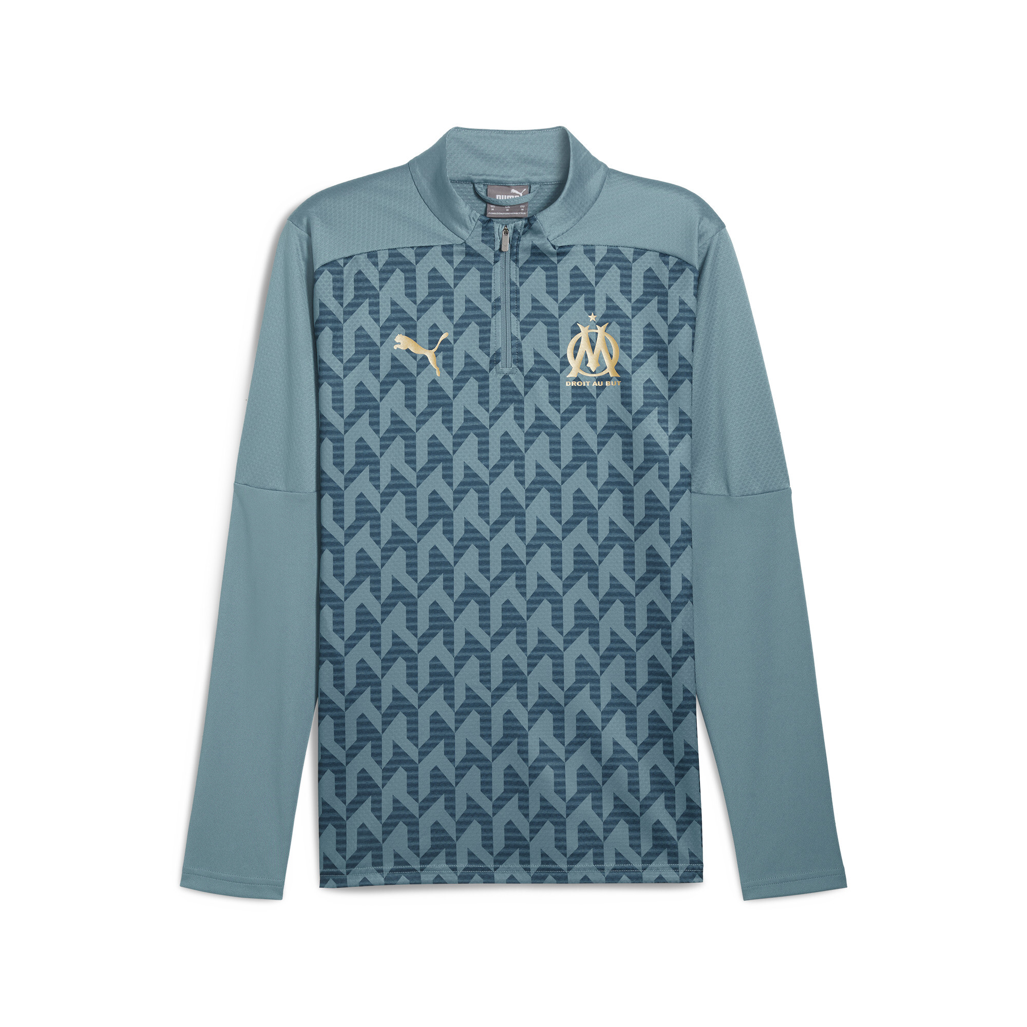 Puma Olympique de Marseille Pre-match Obermaterial Herren | Mit Other Pattern | Bold Blue/Ocean Tropic | Größe: XL