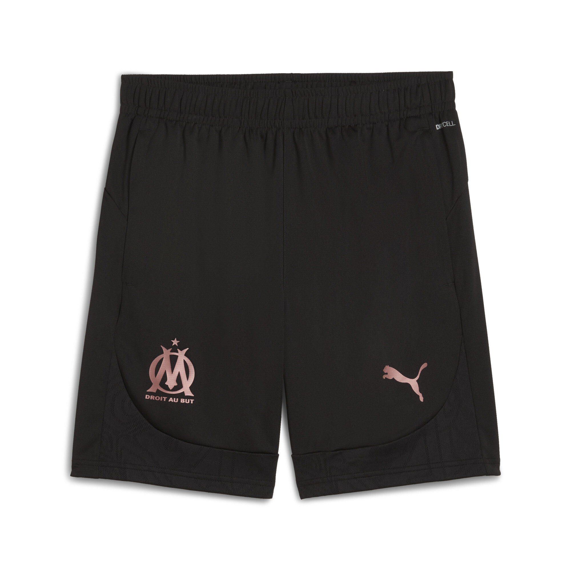 Puma Olympique de Marseille Trainingsshorts Herren | Mit Plain | Black/Copper | Größe: M