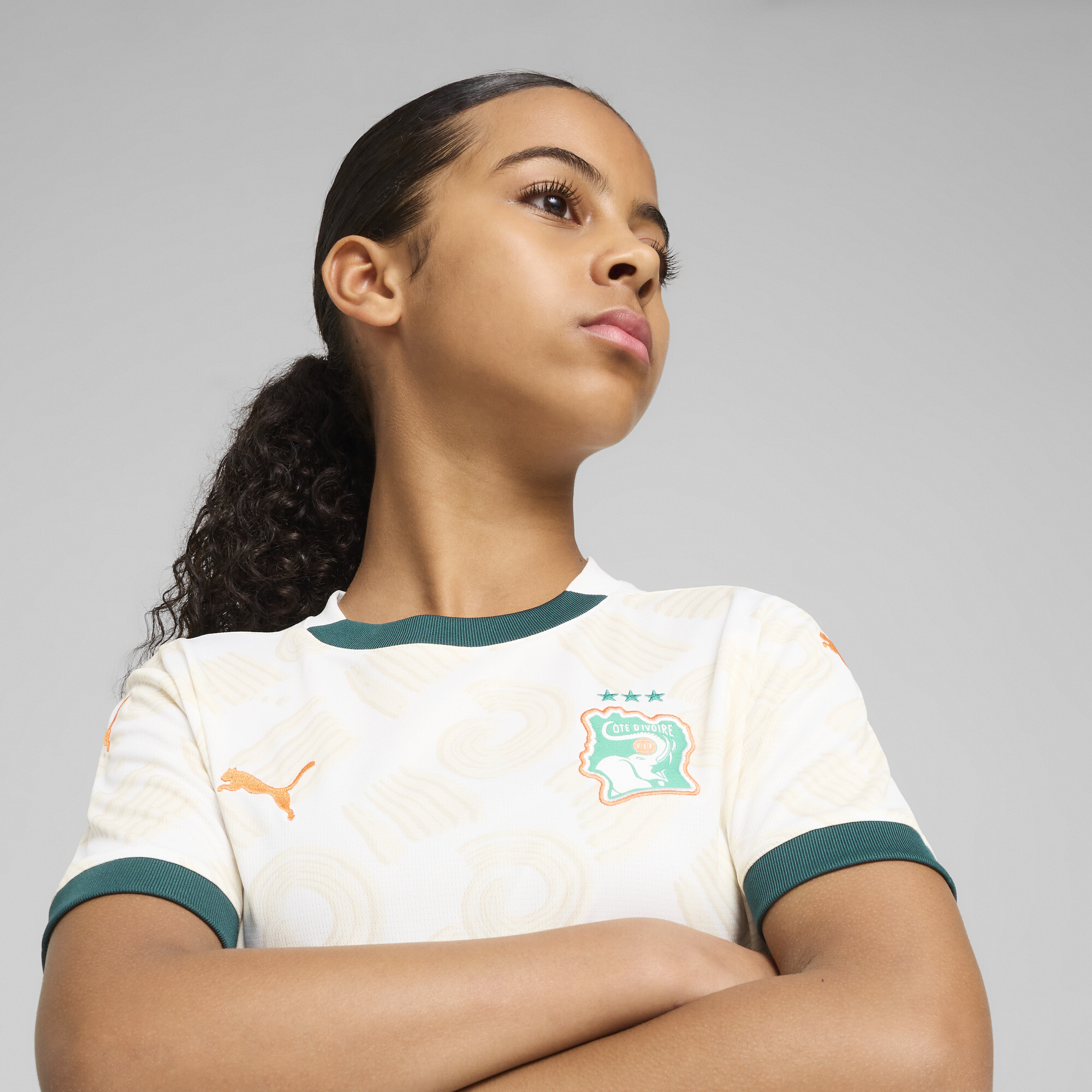 Maillot Côte D’Ivoire 2025 Extérieur Enfant Et Adolescent