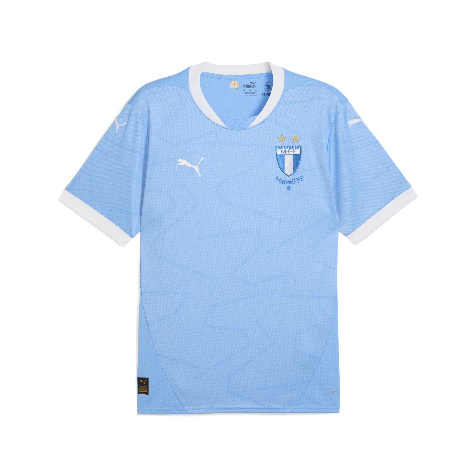 Puma Malmö FF Heimtrikot Herren | Mit Plain | Light Blue/White | Größe: XXL