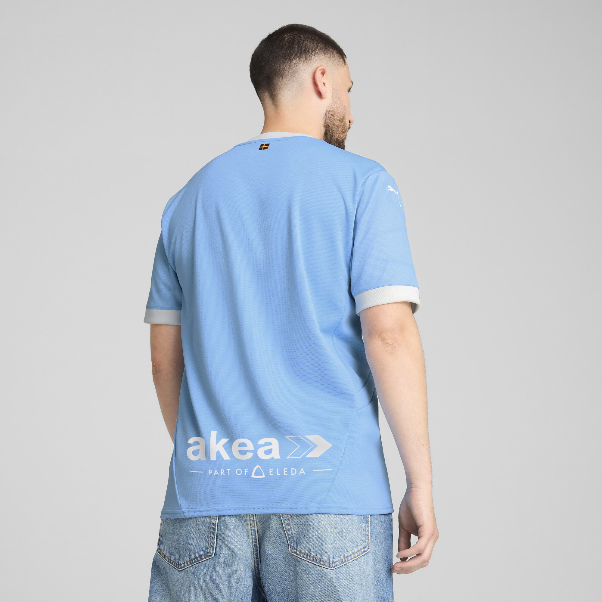PUMA MalmÃ¶ FF thuisshirt voor Heren, Blauw/Wit, Maat S thumbnail 3