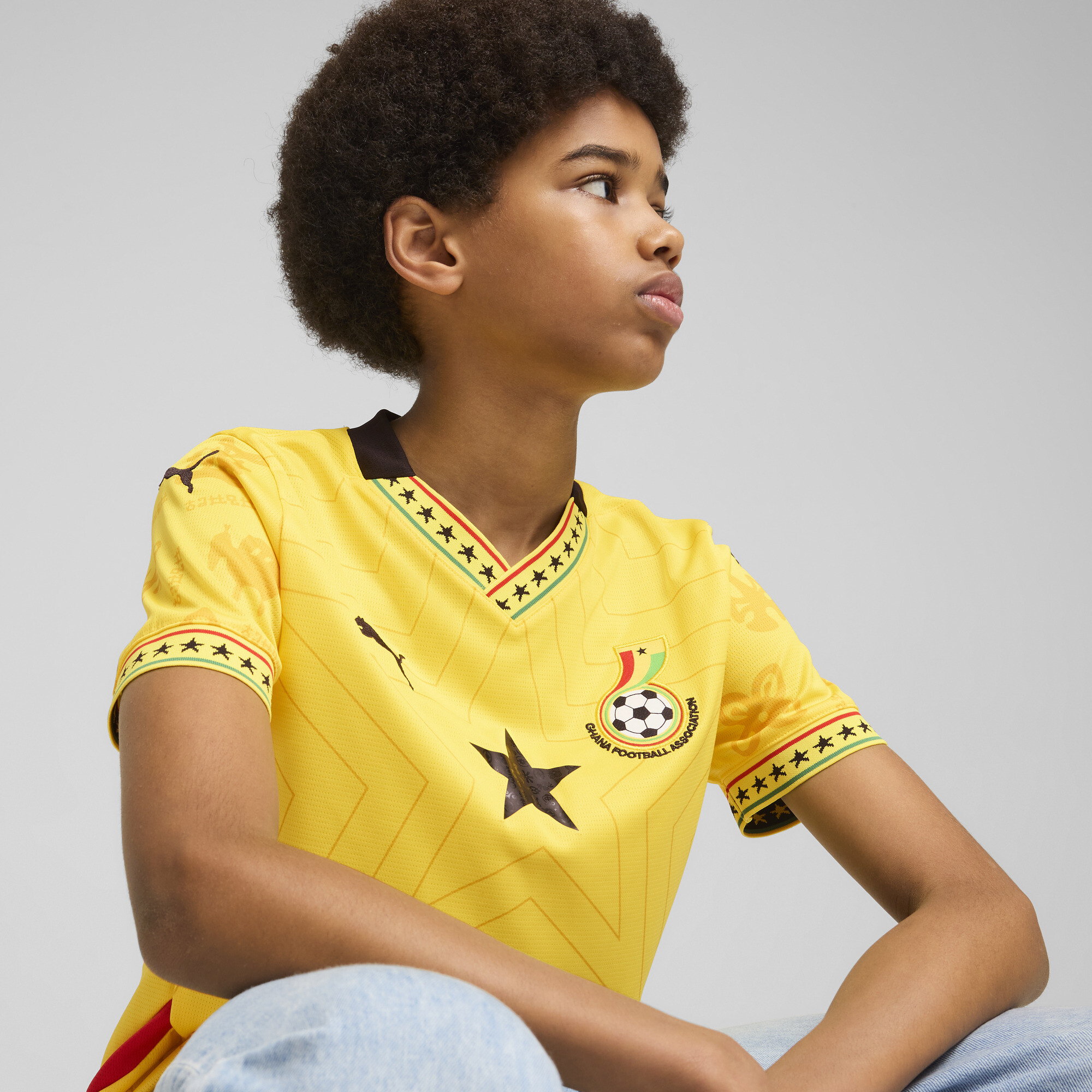 Maillot Ghana 2025 Extérieur Enfant Et Adolescent