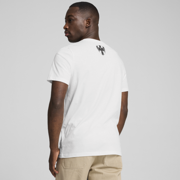 C.F. Monterrey ftblCULTURE Tee Men, PUMA White-Persian Blue, large-MEX