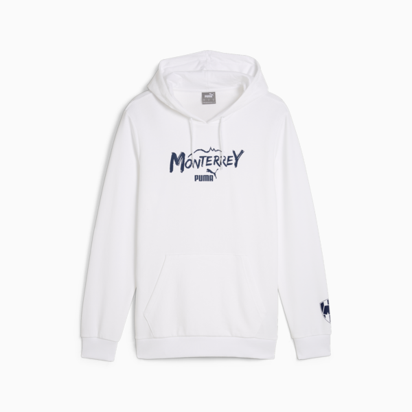 C.F. Monterrey ftblCULTURE Hoodie Men, PUMA White-Persian Blue, large-MEX