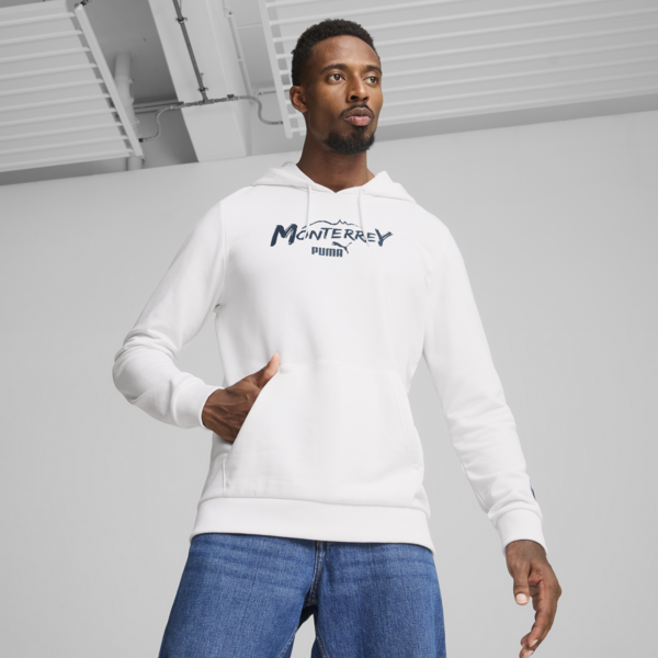C.F. Monterrey ftblCULTURE Hoodie Men, PUMA White-Persian Blue, large-MEX