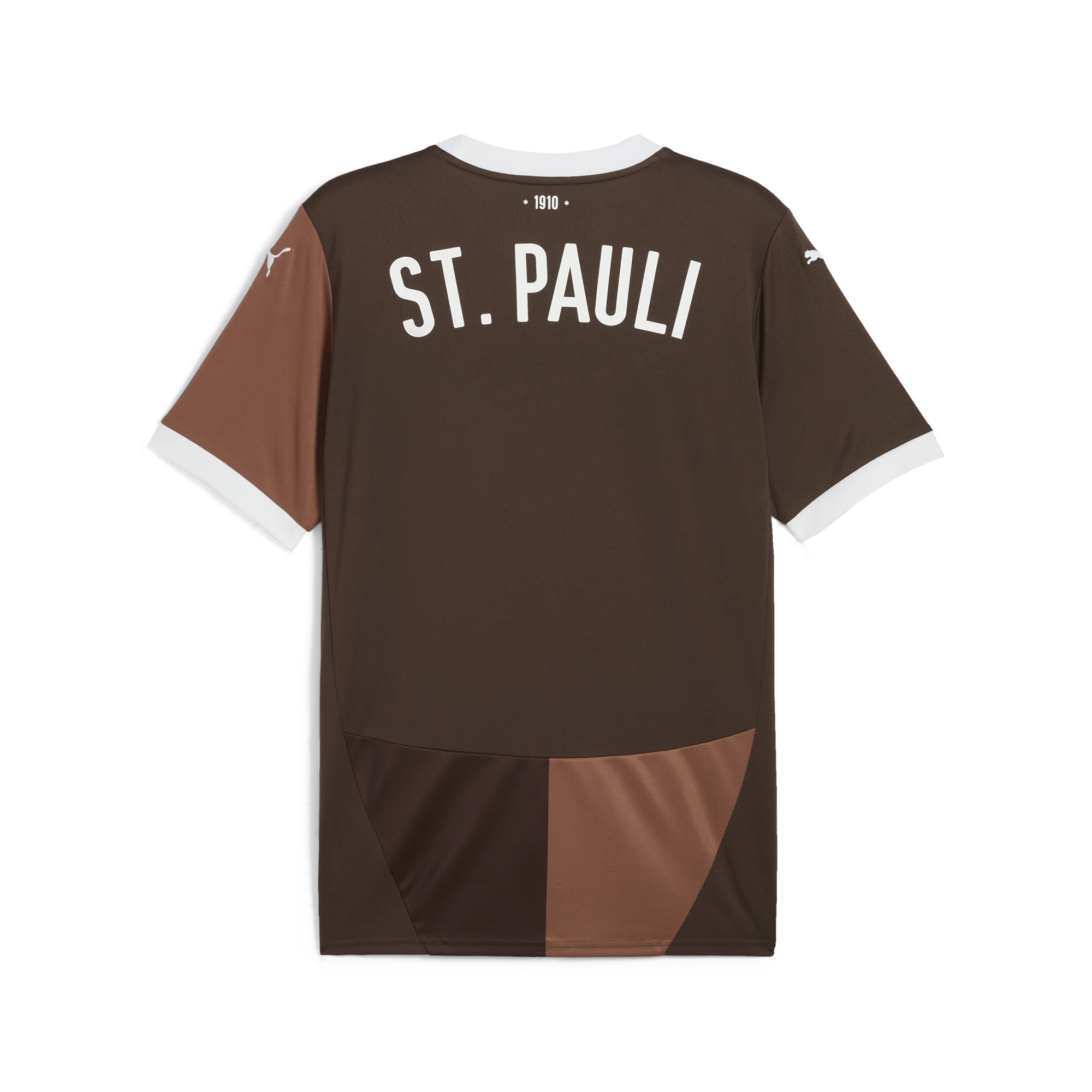 Men's Puma FC St. Pauli 24/25 Home Jersey, Brown, Size L, Clothing