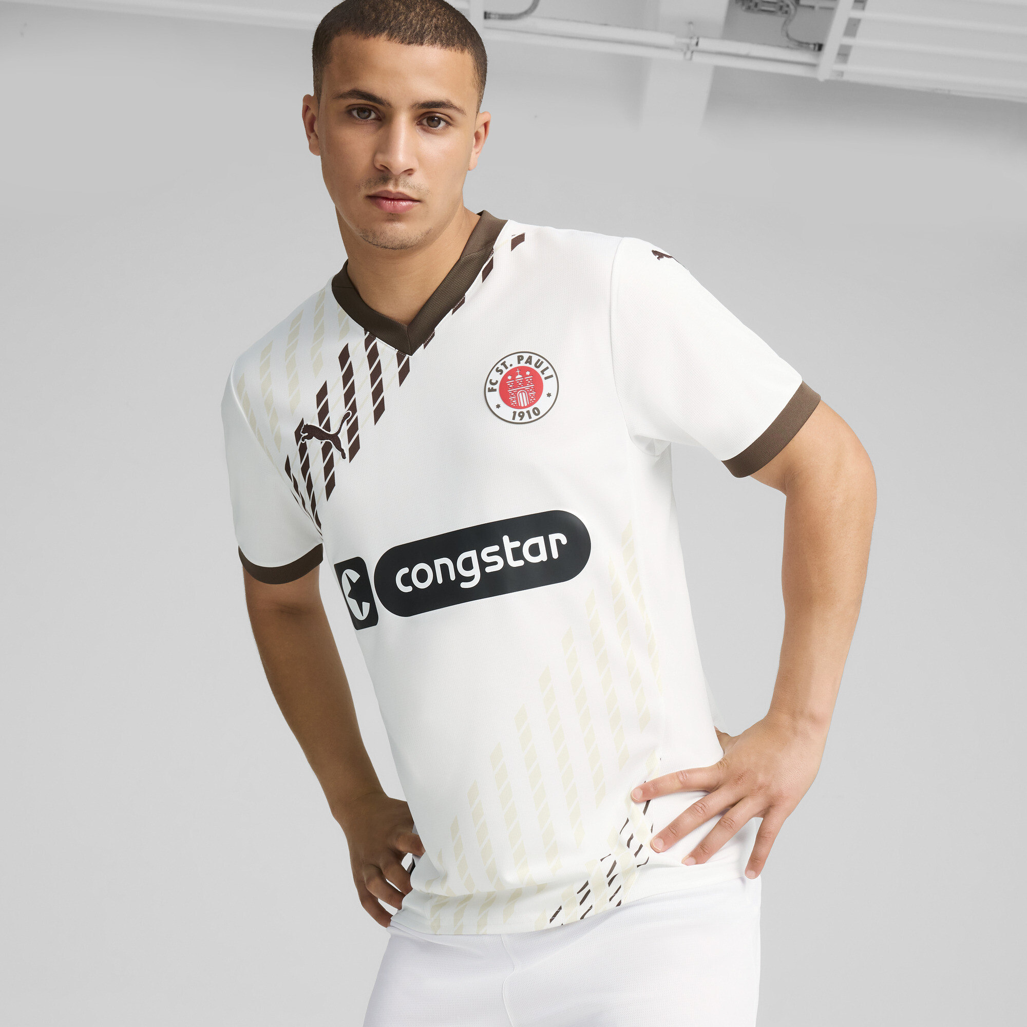 Męska Koszulka Wyjazdowa FC St. Pauli 24/25