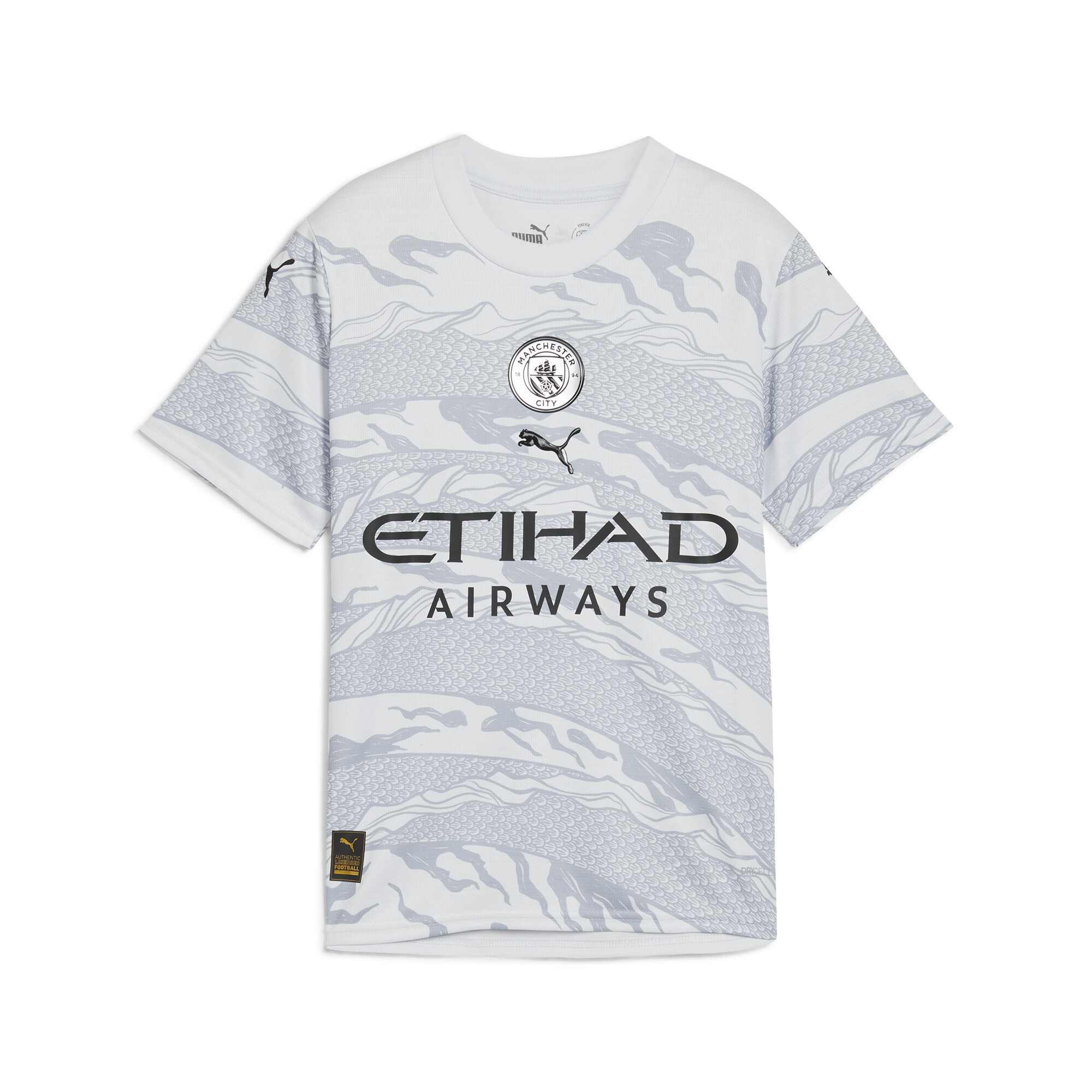 قميص Manchester City Year Of The Dragon Jersey 23/24 للشباب رصاصي