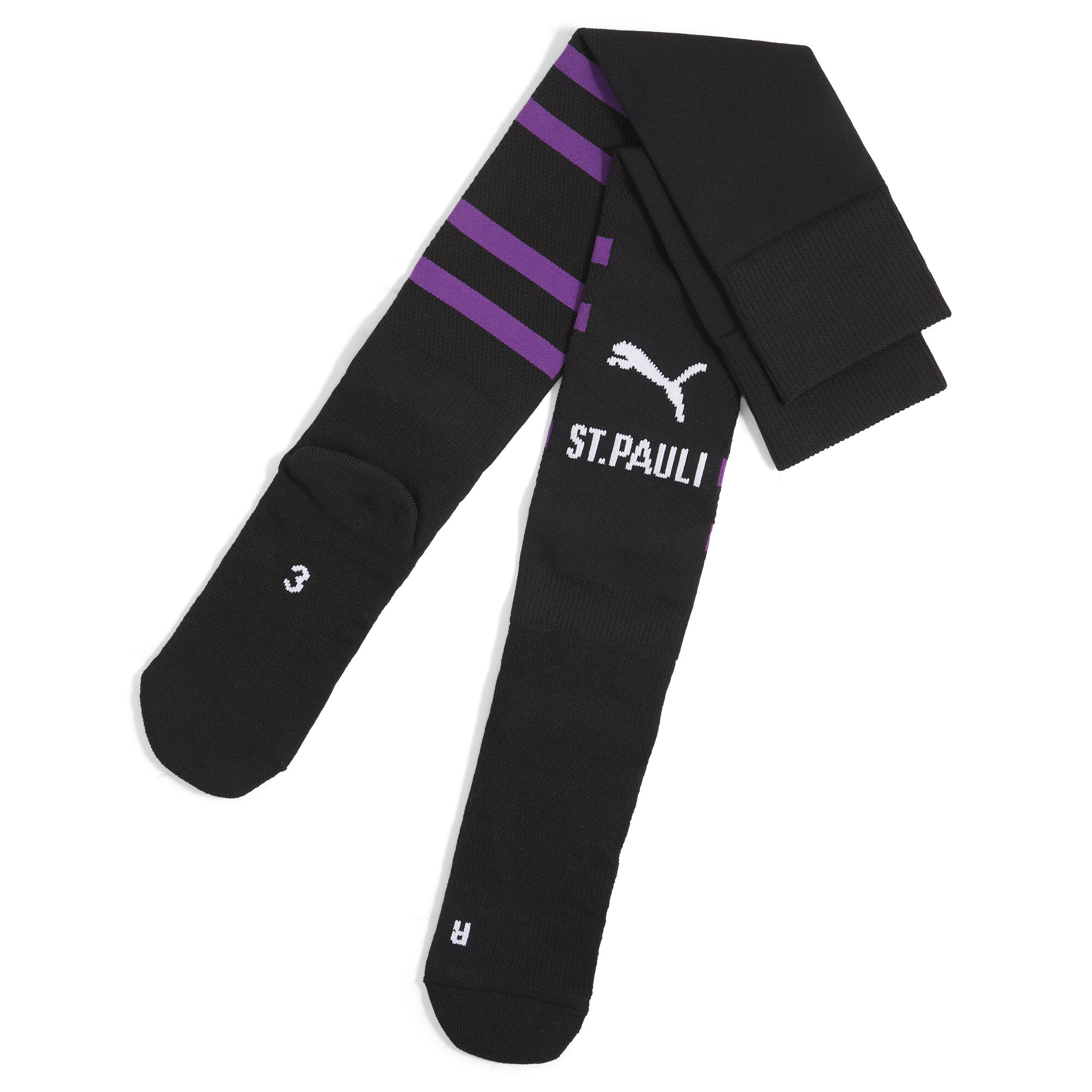 Men's Puma FC St. Pauli Graphic Socks, Black, Size 39-42, Clothing