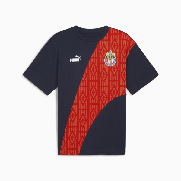 C.D. Guadalajara ftblCULTURE+ Tee Men, PUMA Navy-PUMA Red, large-MEX