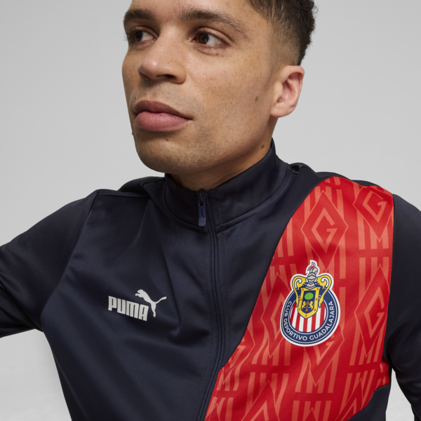 Chamarra Hombre Chivas ftblCULTURE+, PUMA Navy-PUMA Red, large-MEX