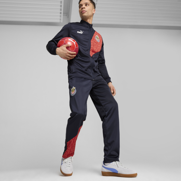 Chamarra Hombre Chivas ftblCULTURE+, PUMA Navy-PUMA Red, large-MEX