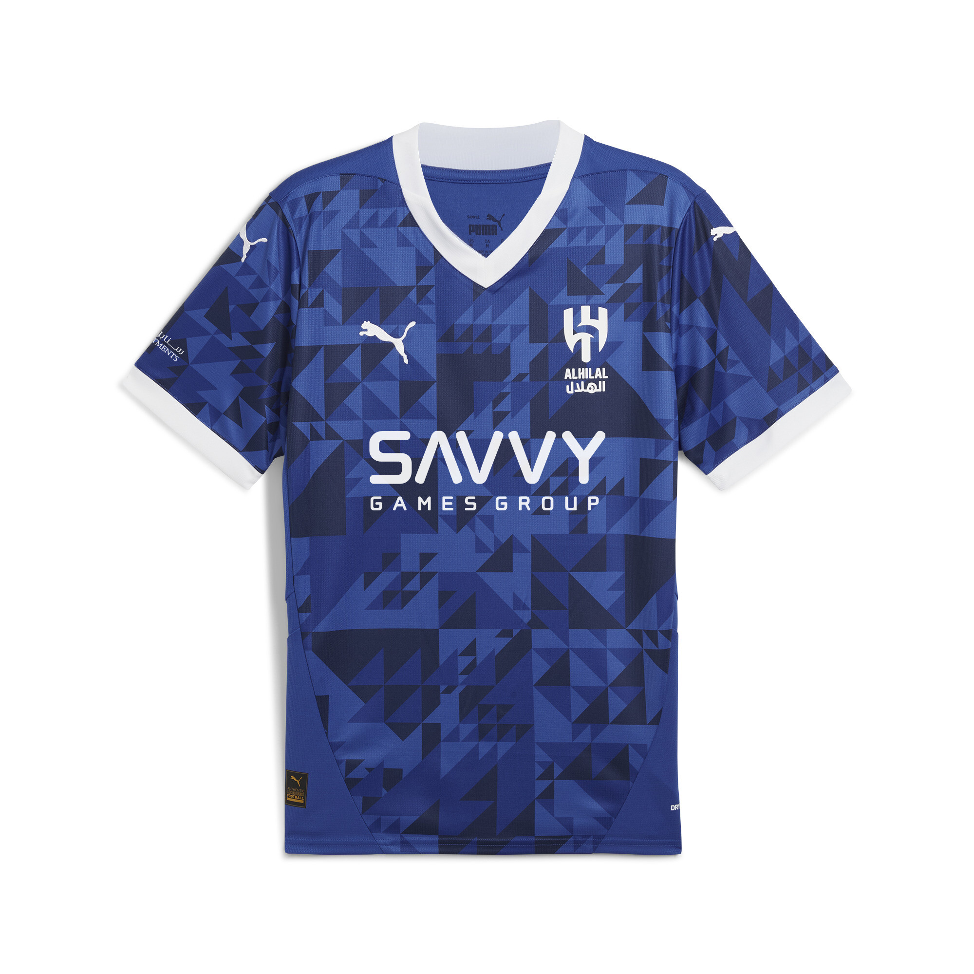 Puma Al Hilal Saudi F.C. 24/25 Heimtrikot Herren | Mit Print | Blue Intense/White | Größe: XXL