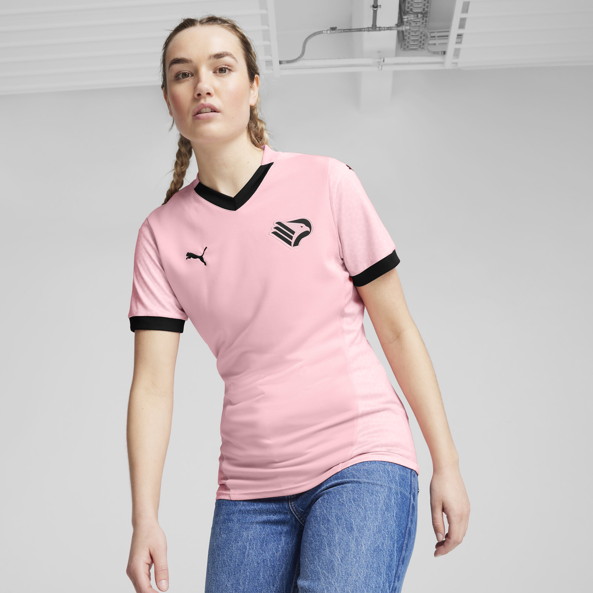 Women's Puma Palermo F.C. 24/25 Home Jersey, Pink, Size XXL, Sport