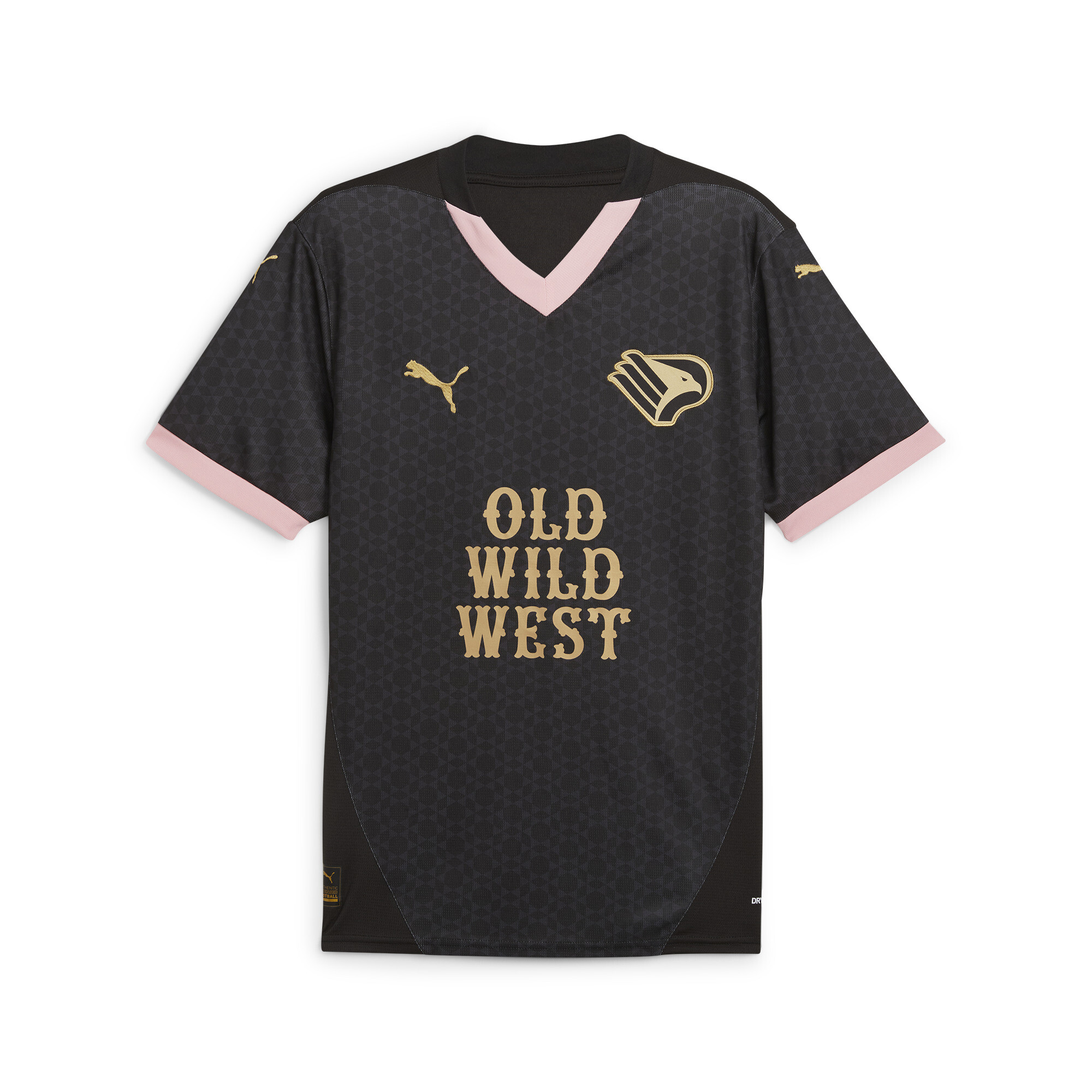 Puma Palermo F.C. 24/25 Auswärtstrikot Herren | Mit Print | Black/Gold | Größe: XXL