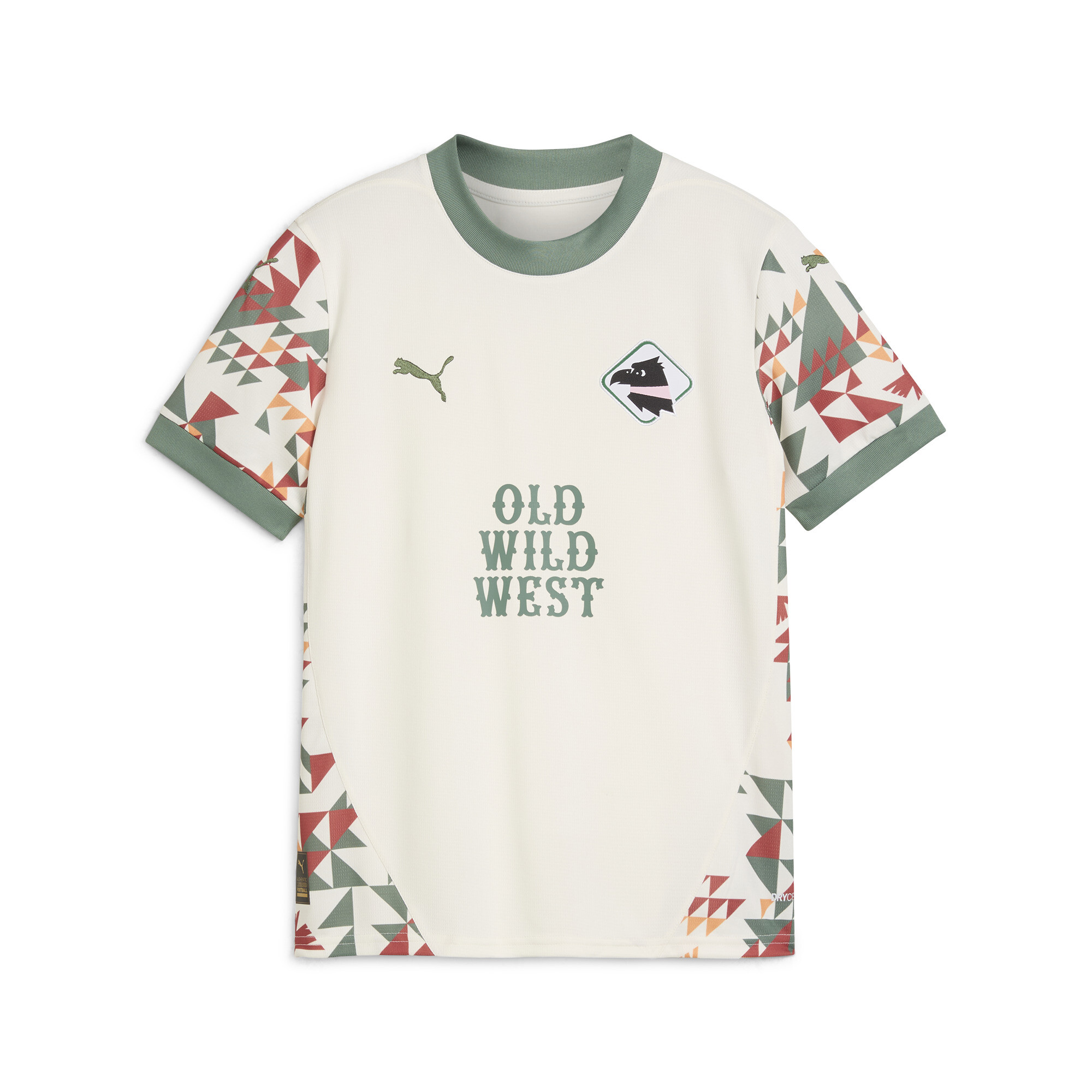 Puma Palermo F.C. 24/25 Ausweichtrikot Teenager Für Für Kinder | Mit Print | Warm White/Eucalyptus | Größe: 15-16Y