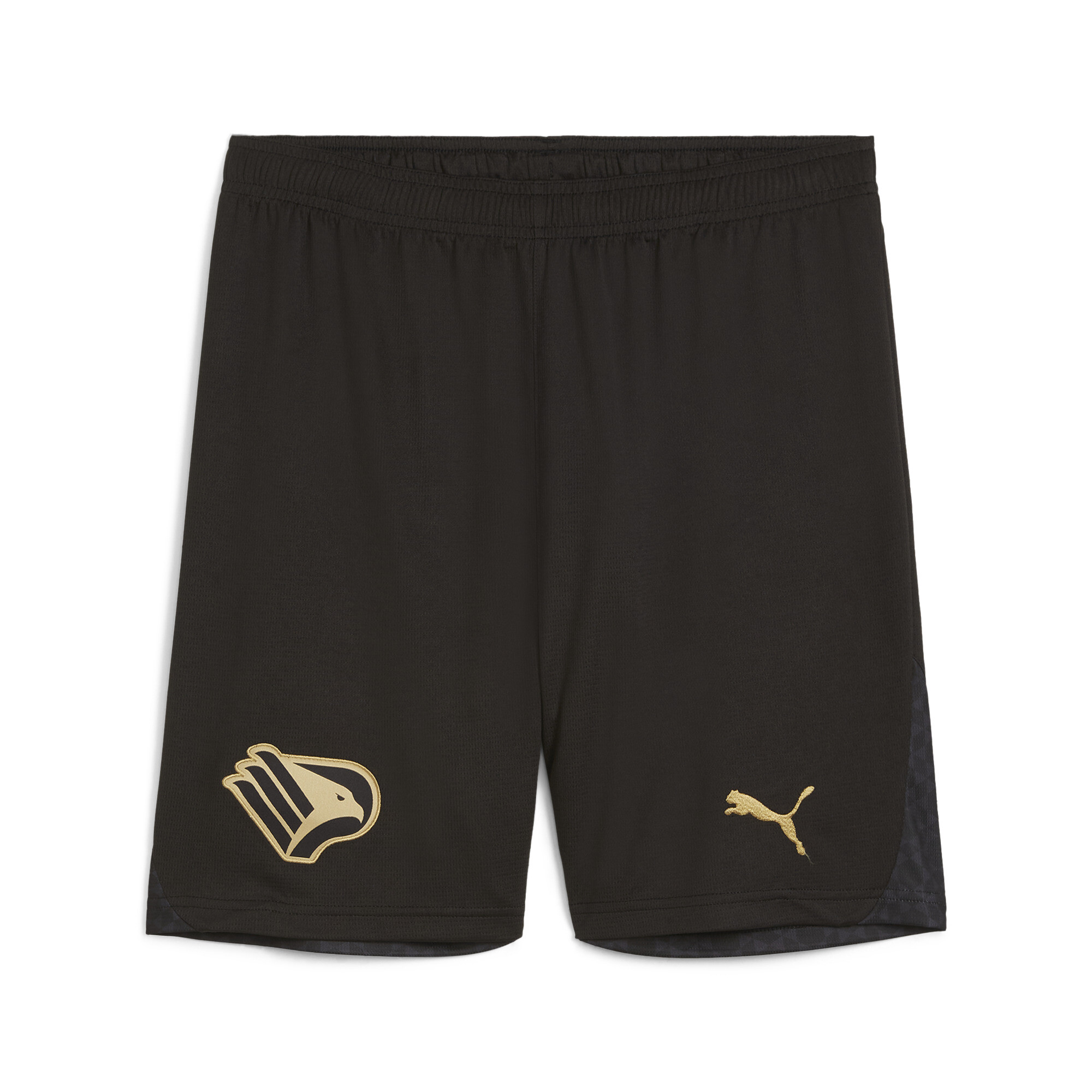 Puma Palermo F.C. 24/25 Auswärtsshorts Herren | Mit Plain | Black/Gold | Größe: XS