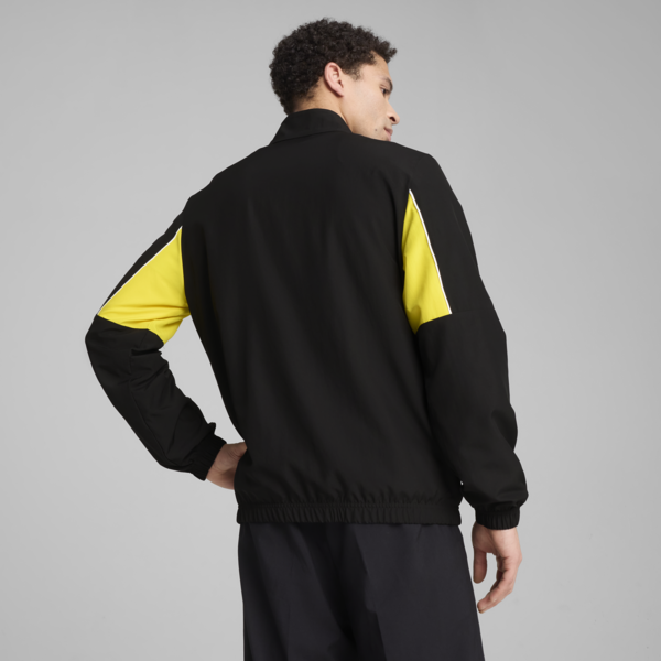 Borussia Dortmund ftblARCHIVE Jacket Men, PUMA Black-Faster Yellow, large-MEX