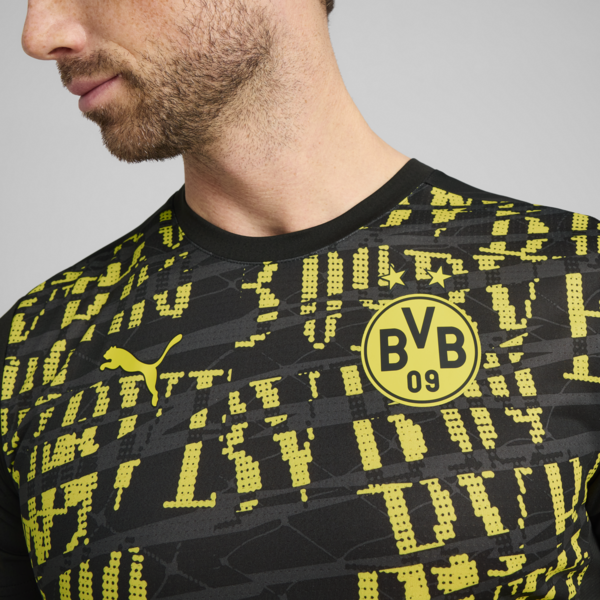 Borussia Dortmund 24/25 Pre-match Jersey Men, PUMA Black-Faster Yellow, large-ZAF