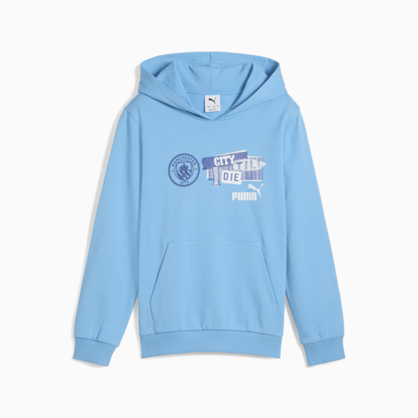Buzo con capucha Manchester City ftblNRGY Jr unisex, Team Light Blue, large-ARG