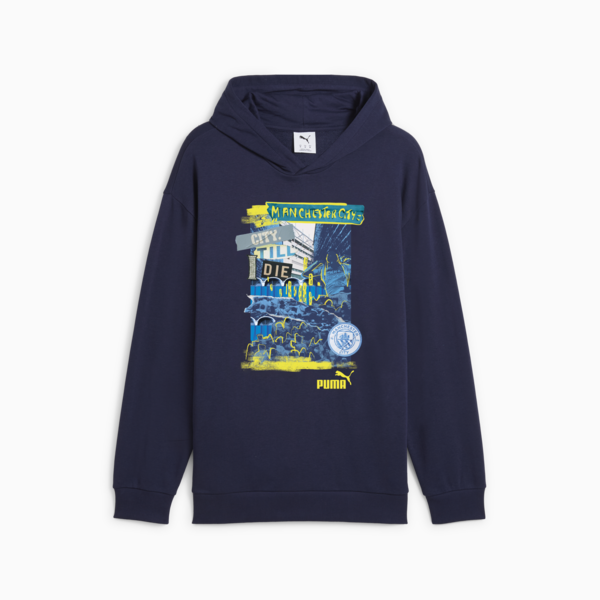 Buzo con capucha Manchester City ftblNRGY+ para hombre, New Navy, large-ARG