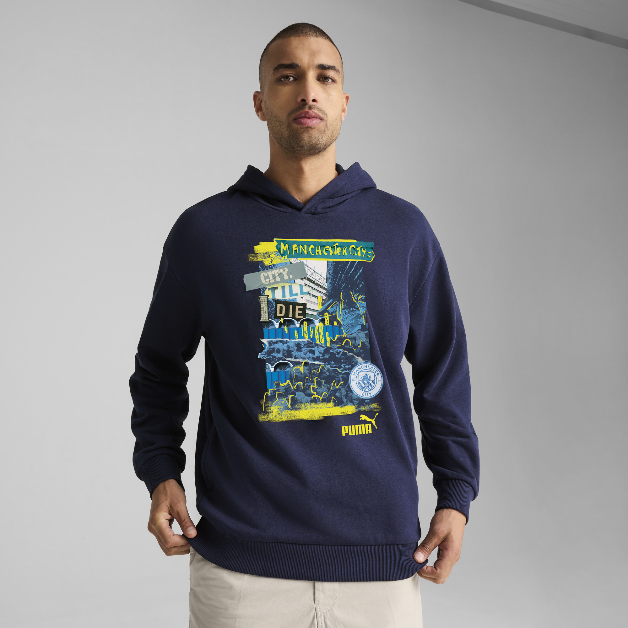 PUMA MANCHESTER CITY FTBLNRGY+ MEN'S HOODIE