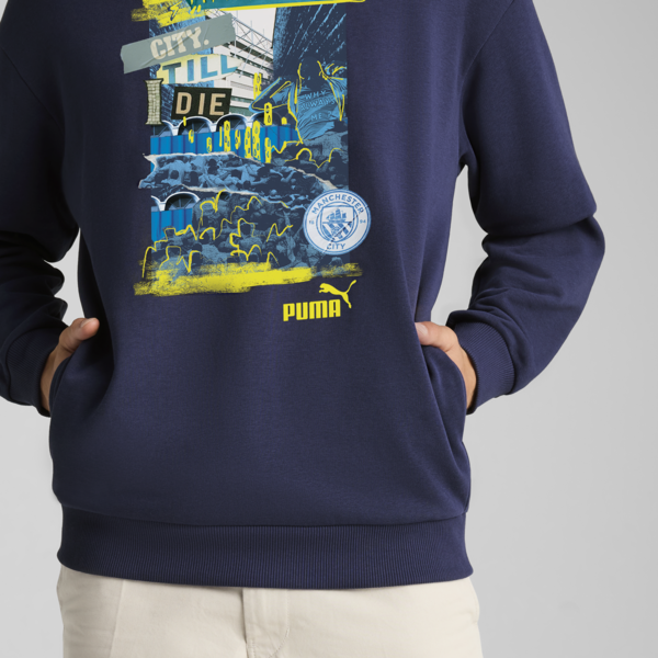 Buzo con capucha Manchester City ftblNRGY+ para hombre, New Navy, large-ARG