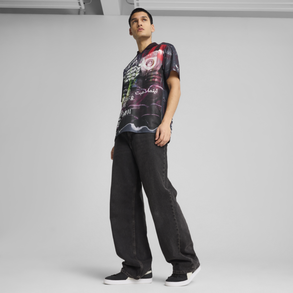Playera Manchester City ftblNRGY + Retro para hombre, Dark Rosette-Galactic Gray, large-MEX