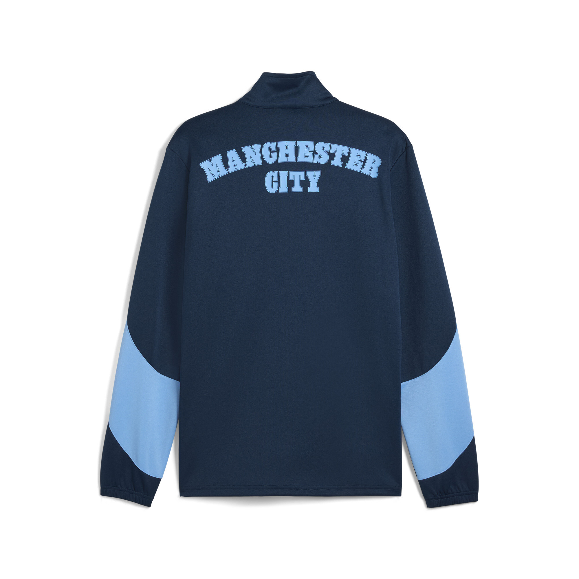 PUMA Manchester City ftblNRGY+ Vest 2024-2025 Donkerblauw Lichtblauw