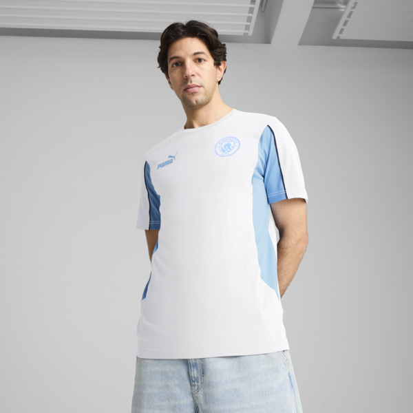Playera Manchester City ftblARCHIVE para hombre, PUMA White-Team Light Blue, large-MEX