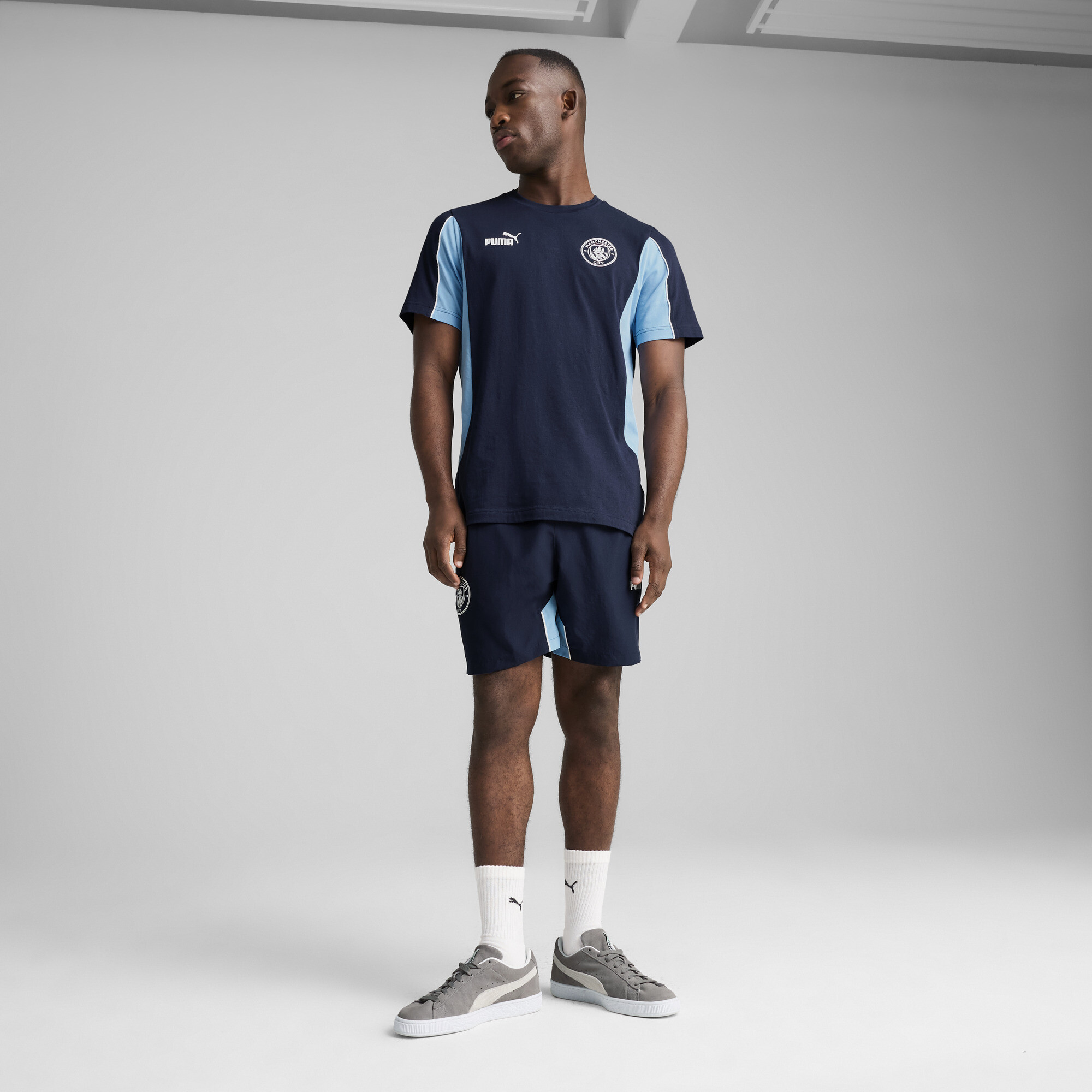 Manchester City ftblARCHIVE T-shirt voor Heren, Blauw, Maat L | PUMA