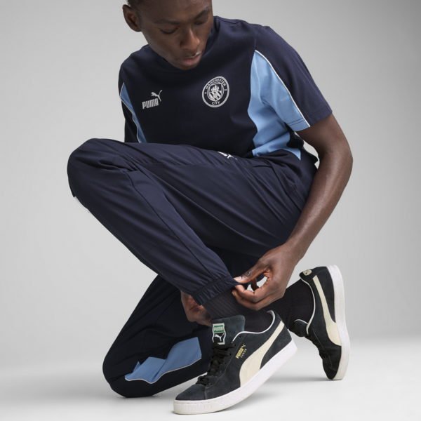 Pants Manchester City ftblARCHIVE para hombre, PUMA Navy-Team Light Blue, large-MEX