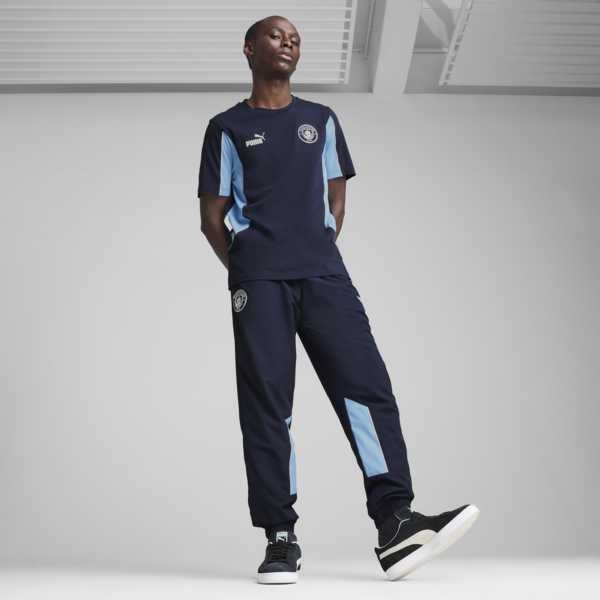 Pants Manchester City ftblARCHIVE para hombre, PUMA Navy-Team Light Blue, large-MEX